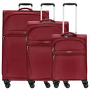 D&N Travel Line 9104 - Trolley - Set, 3tlg. (bordeaux) - Markenkoffer