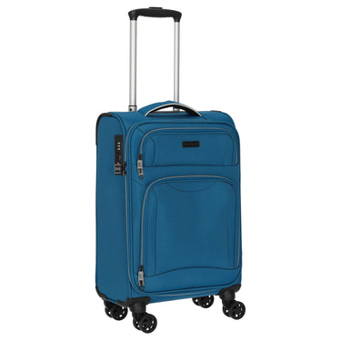 D&N Travel Line 9204 - 4 - Rollen - Kabinentrolley S 55 cm (blau) - Markenkoffer