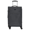 D&N Travel Line 9204 - Maleta de 4 ruedas M 66 cm expandible (gris)