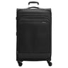 D&N Travel Line 9504 - 4 - Rollen - Trolley L 76 cm erw. (black) - Markenkoffer