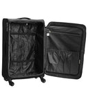 D&N Travel Line 9504 - 4 - Rollen - Trolley L 76 cm erw. (black) - Markenkoffer