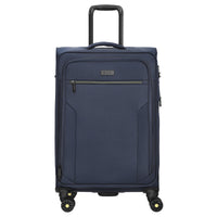 D&N Travel Line 9704 - 4 - Rollen - Trolley M 68 cm erw. (dark blue) - Markenkoffer