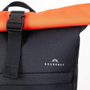 Doughnut Jetpack Reborn 22 - Rolltop Rucksack 15" 68 cm erw. (schwarz x grapefruit) - Markenkoffer