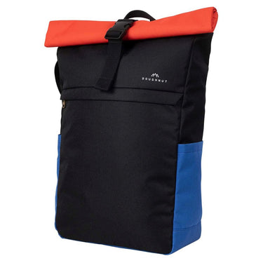 Doughnut Jetpack Reborn 22 - Rolltop Rucksack 15" 68 cm erw. (schwarz x grapefruit) - Markenkoffer
