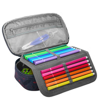 Coocazoo - Estuche de lápices 24 cm (Geometric Sky)