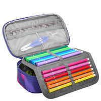 Coocazoo - Estuche de lápices 24 cm (Geometric Sky)