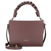 Coccinelle Boheme Grana Double - Henkeltasche S 23 cm (berry/winter rose)