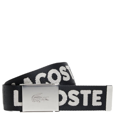 Lacoste Accessoire Jacquard - Cinturón 4 cm (ecru/vanille-mandarine, 100 cm)