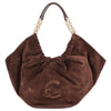 Coccinelle Smash Suede Bim - Schultertasche 27 cm (brunette/brunet)