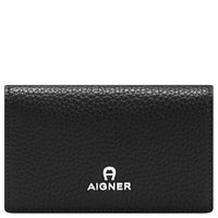 Aigner IVY - Cartera para 4 tarjetas 13 cm (negro)