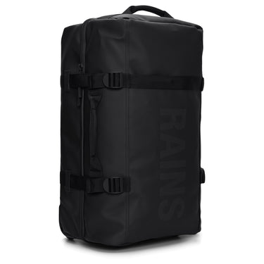 Rains Texel Checkin Bag W3 - Maleta de viaje con ruedas (Color: black)