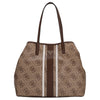 Guess Victtoria Large 2 en 1 Tote - Bolso shopper 40 cm (logo latte/marrón)