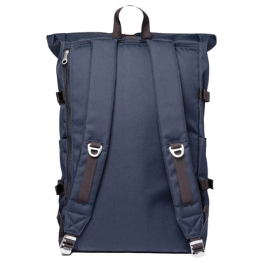 Sandqvist Icon Rolltop - Rucksack L 16" 65 cm erw. (navy with black leather) - Ansicht 3