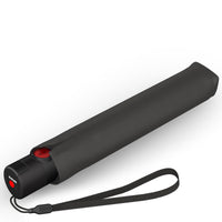 Knirps U.200 Ultra Light Duomatic - Paraguas de Mano (color: azul con recubrimiento negro)