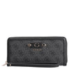 Guess Lindsey SLG Large Zip - Cartera 12cc 21 cm (coal logo)