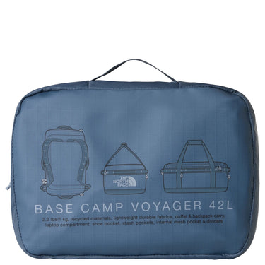The North Face Base Camp Voyager Duffel 42L - Reisetasche/Rucksack 58.5 cm (granite grey/frost grey) - Ansicht 5
