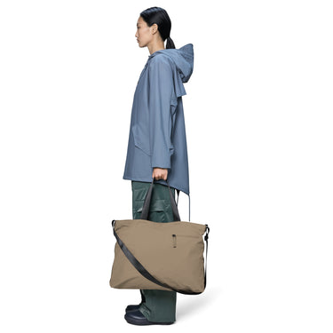 Rains Dash Messenger Tote Bag W3 - Reisetasche 50 cm (beige) - Ansicht 4
