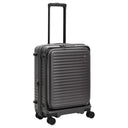 Echolac Celestra FA - 4-Rollen-Kabinentrolley 14" S 55 cm erw. USB (dark grey) - Ansicht 5