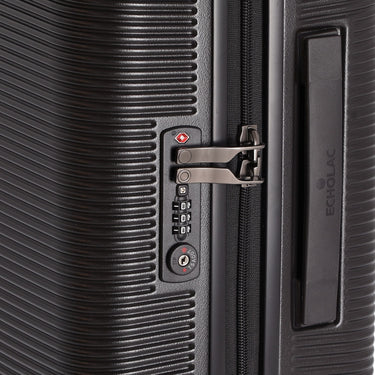 Echolac Ultima PowerZip - 4 - Rollen - Trolley 65 cm erw. (dark chocolate) - Markenkoffer