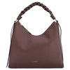 Coccinelle Boheme Grana Double - Schultertasche M 34 cm (berry/winter rose)