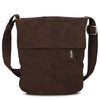 zwei Mademoiselle M45 - Bolso de hombro 22 cm (nubuk-espresso)