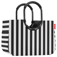 reisenthel shopping loopshopper L - Bolsa de compras con marco 46 cm (puntos brillantes negros)