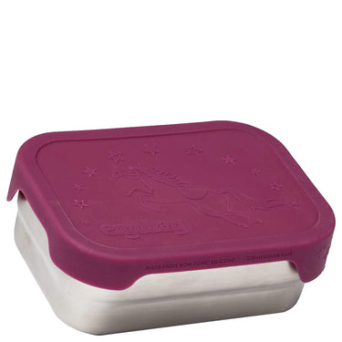 Ergobag Zubehör - Brotzeitbox Edelstahl 2tlg. 16 cm (Pferdestar) - Markenkoffer