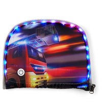 Ergobag Zubehör Pack / Cubo / Cubo light Zippies "LED" - Zip Fronttasche (Feuerwehr) - Markenkoffer