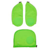 Ergobag Zubehör Pack/Cubo/Cubo Light - Set de Bolsillos Laterales con Cierre 3 piezas (verde)