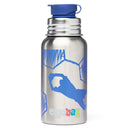 Ergobag Zubehör - Pura 500 ml Edelstahl Trinkflasche (Torwart) - Markenkoffer