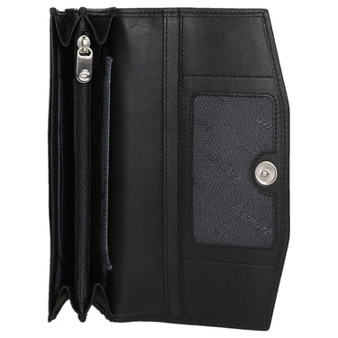 Esquire New Silk - Geldbörse 9cc 17 cm (black) - Markenkoffer