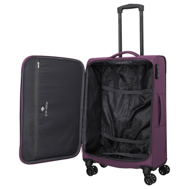 Travelite Priego - 4-Rollen-Trolley 66 cm (berry) - Ansicht 6