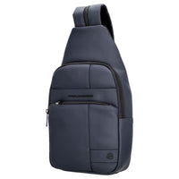 Piquadro Monosling Bag - Umhängetasche 38 cm (blue) - Ansicht 2