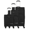 Travelite Kick Off - 4-Rollen-Trolley Set 3tlg. (black)