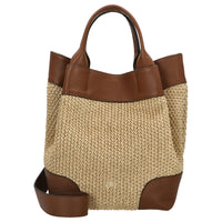 abro Essential Rafia - Bolso Shopper 35 cm (natural-nuez)