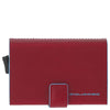 Piquadro Blue Square - Estuche para tarjetas de crédito 10cc 10 cm RFID (rojo)