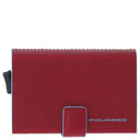 Piquadro Blue Square - Kreditkartenetui 10cc 10 cm RFID (red)