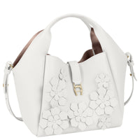 Aigner Zaira S - Bolso de mano 21 cm (blanco algodón)