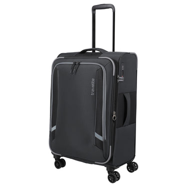 Travelite Corsiica - 4-Rollen-Trolley M 67 cm erw. (black) - Ansicht 8