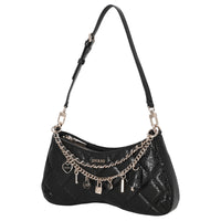 Guess Libby - Bolso de hombro 30 cm (negro)