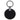 Porsche Design Circle - Llavero 9 cm (negro)