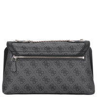 Guess Lindsey XBody Flap - Umhängetasche 27 cm (coal logo) - Ansicht 4