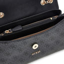 Guess Lindsey XBody Flap - Umhängetasche 27 cm (coal logo) - Ansicht 7