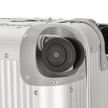 FPM Milano Bank aluminum Trunk on Wheels - 4-Rollen-Trolley 75,5 cm (moonlight silver) - Ansicht 8