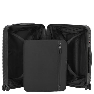 FPM Milano Bank Zip Deluxe Spinner 55 - 4 - Rollen - Kabinentrolley 55 cm (eclipse black) - Markenkoffer