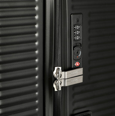 FPM Milano Bank Zip Deluxe Spinner 55 - 4 - Rollen - Kabinentrolley 55 cm (eclipse black) - Markenkoffer