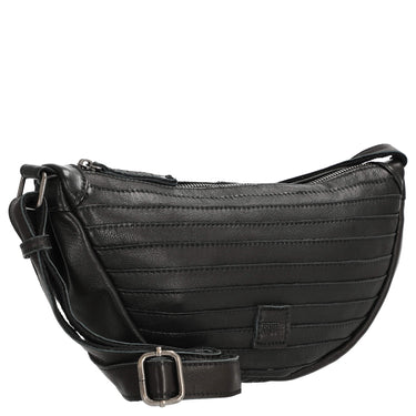 FREDsBRUDER Layer Halfmoon Bag - Umhängetasche 31 cm (black) - Markenkoffer