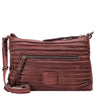 FREDsBRUDER Riffel Crossbag - Umhängetasche 27 cm (barolo red) - Markenkoffer