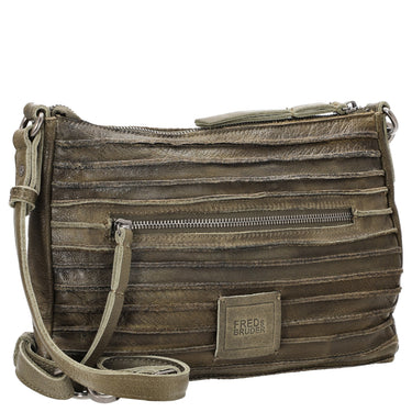 FREDsBRUDER Riffel Crossbag - Umhängetasche 27 cm (khaki green) - Ansicht 5