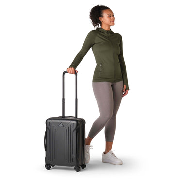 Gregory Quadro Pro Int Carry On - 4 - Rollen - Kabinentrolley 55 cm erw. (optic black) - Markenkoffer